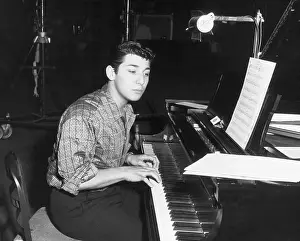 Songwriter Prints: Paul Anka Playing Piano Writing Songs
