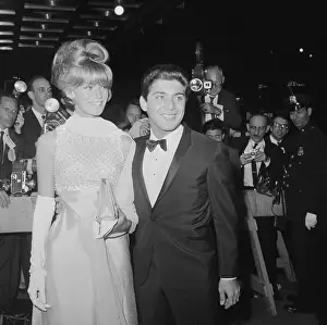 Paul Anka W/Arm Around Wife at Benefit