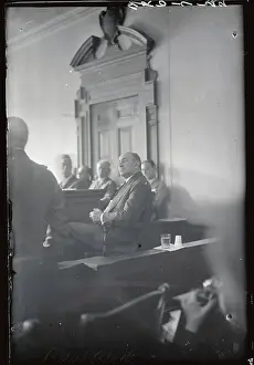 James J Prints: Paul Block Sitting on Witness Stand
