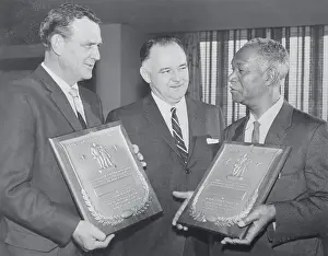 Paul Bryant and Alonzo Gaither Receiving Awards