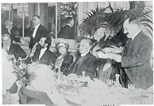 Paul M Prints: Paul Deschanel and Mademoiselle Rejanee at Banquet