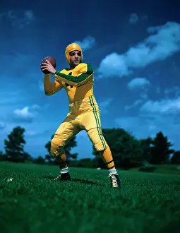 Paul Governale About to Throw Football