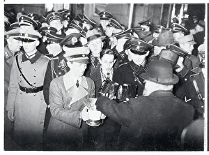 Paul Joseph Goebbels Collecting Money