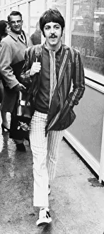 Paul McCartney Arriving at Airport