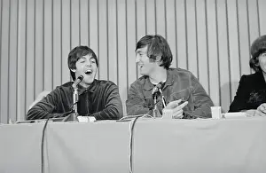The Beatles Prints: Paul McCartney and John Lennon at Press Conference