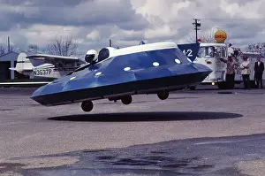 Davis Prints: Paul Moller Landing His Own Flying Saucer