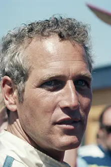 Prints of American actor Paul Newman (1925 - 2008) at the Ontario Motor Speedway in Ontario, California, where he is competing in a pro-celebrity race for charity, August 1970 Paul Newman: A Life in Frames: Paul Newman