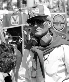 Prints of LONG BEACH, CALIFORNIA - MARCH 31: Actor and Racing Team co-Owner Paul Newman at the Toyota Grand Prix of Long Beach, March 31, 1984 in Long Beach, California. (Photo by Bob Riha, Jr./Getty Images) Iconic Movie Star Prints (1920s–1970s): Paul Newman at Grand Prix race