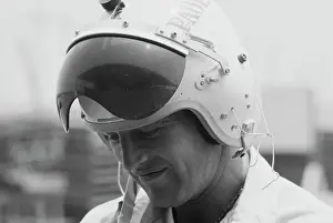 Prints of American actor Paul Newman, wearing a crash helmet on which is written Paul with the visor raised, at the Go Kart Raceway, in the grounds of the Go Kart factory in Azusa, California, August 1962 Paul Newman: A Life in Frames: Paul Newman, Go Kart Raceway, Azusa, California