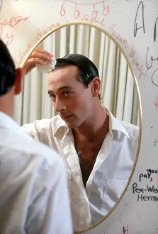 Peewee Prints: Paul Reubens Turns Into Pee-wee Herman
