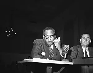 Paul Robeson Appearing Before a Congressional Committee