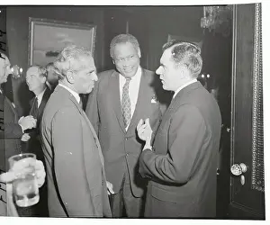 Paul Robeson Attending Russian Reception