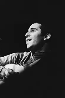 Acr044129 Prints: Paul Simon At The Monterey Pop Festival