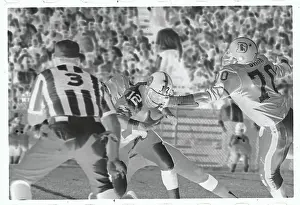 Paul Smith and Terry Bradshaw During Game