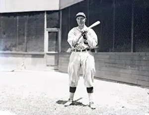Paul Waner Posing With Bat On Shoulder