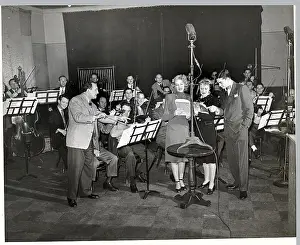 Audio Recording Prints: Paula And Dorothy Stone Singing Together
