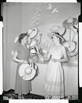 Trying On Prints: Paula Paine Trying on Hats