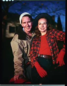 Paulette Goddard with Husband Burgess Meredith