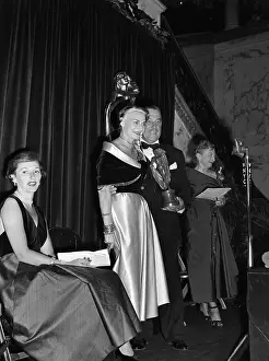 Pauline Trigere Receiving Award