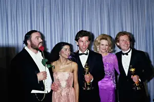 Huty33556 Prints: Pavarotti, Pitchford, Dickinson And Gore Attend the 53rd Annual Academy Awards