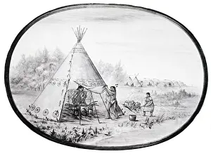 Tepee Prints: Pawnee Sweatvapor Bath For Hydrotherapy