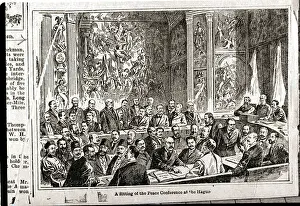 Hague Prints: Peace Conference At The Hague/Woodcut