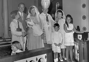 Peace Corp Members Having Child Christened