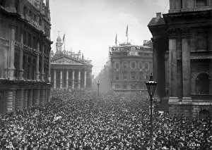 The Boer Wars Prints: Peace Day Crowds