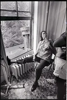Pearl Bailey Seated Beside Window