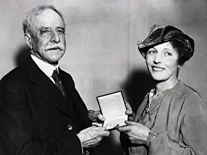 Receiving Prints: Pearl S. Buck Receiving Howells Medal