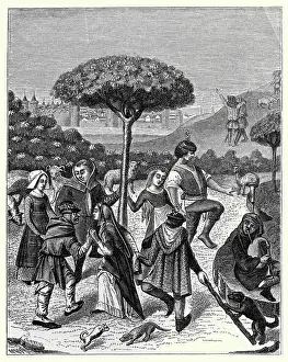 Dancers Prints: Peasant Dances at the May Feasts
