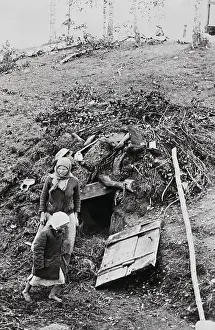 Shelter Prints: Peasants Finding Shelter