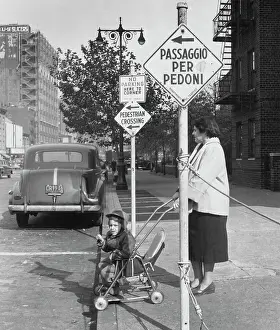 Huty28224 Prints: Pedestrian Crossing, Greenwich Village