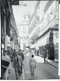 Pedestrian Shoppers on the Street