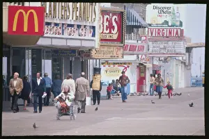 Pedestrians on Boardwalk