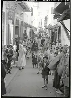 Pedestrians on Mellah Street