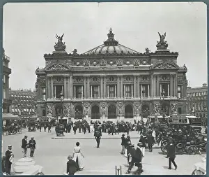 Pedestrians and Motorists at Parisian Opera House