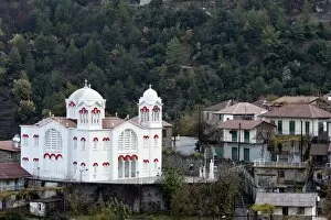Images Dated 4th December 2012: Pedoulas Village The Big church of Holy Cross