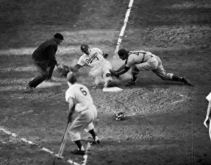 Peewee Sliding Into Home Plate