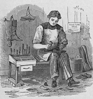 Workshop Prints: Pegging Boots By Hand