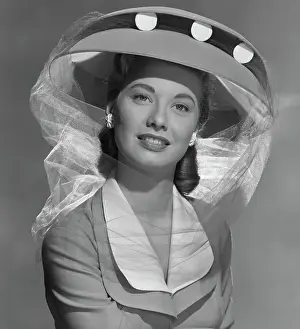 Lace Prints: Peggy Dow in Stylish Bonnet
