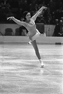 Ice Rink Prints: Peggy Fleming Skating in Competition