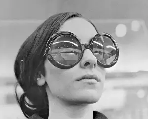 Grenoble Prints: Peggy Fleming Wearing Sunglasses
