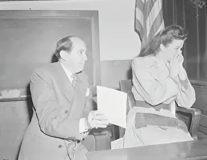 Peggy Satterlee Reacting in Court