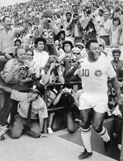 Pele Wearing New York Cosmos Uniform