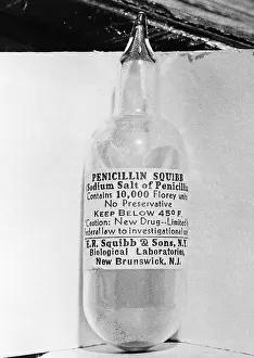 Penicillin Prints: Penicillin Bottle