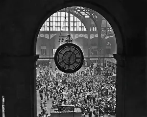 Penn Station: Echoes of Transit: Penn Station Crowds