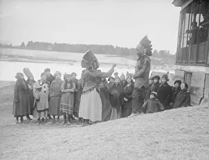 Chief Prints: Penobscot Chief Conversing with His Wife and Women
