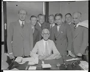 Francis E Prints: Pension Meeting Attended by Francis E. Townsend and Colleagues