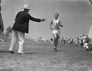 Endurance Prints: Pentathlon Racer Coming to Finish Line